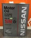 Масло моторное NISSAN Strong Save X 0W-20 SN синт. 4л