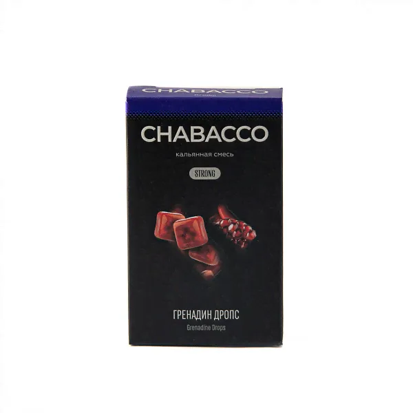 Смесь для кальяна Chabacco Mix STRONG – Grenadine drops 50 гр.-0