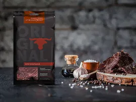 Strong Beef Original | Стронг Биф Ориджинал (Вяленая говядина) / 50 гр.
