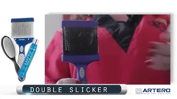 DOUBLE FLEXIBLE SLICKER - DOG GROOMING