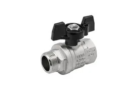 Кран шаровой Elsen Strong T 1 НВ ручка-бабочка латунь – надежное и прочное решение для вашей системы водоснабжения.