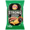 Чипсы Lay's Strong "Охотничьи колбаски" к пиву 145г
