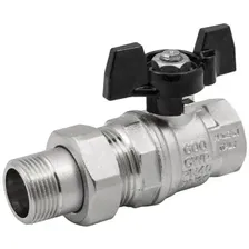 Кран шаровой Elsen, Strong T, 1/2", НВ, ручка-бабочка, с разъемным соединением