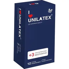 Ультрапрочные презервативы Unilatex Extra Strong - 12 шт. 3 шт. в подарок